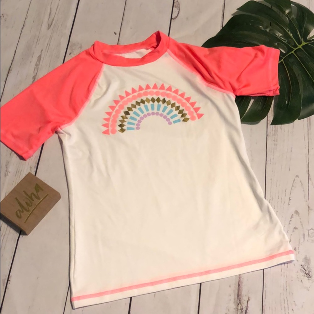 Cat & Jack girls rashguard soze 10/12. Never worn. NWOT.